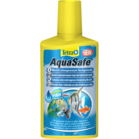 Tetra Aqua Safe 100 мл - быстрый запуск аквариума (АнтиХлор)