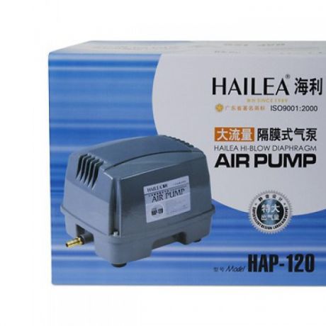 Hailea HAP-120 мембранный компрессор для пруда и септика