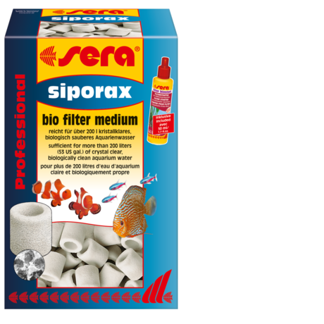 SERA Siporax 15 mm максимальная оптимизация процесса фильтрации