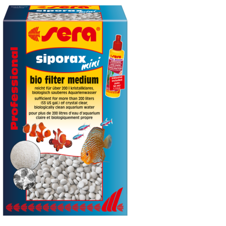 SERA Siporax mini максимальная оптимизация процесса фильтрации