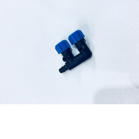 Краник для компрессора с регулировкой на 2 разветвления (4 мм)