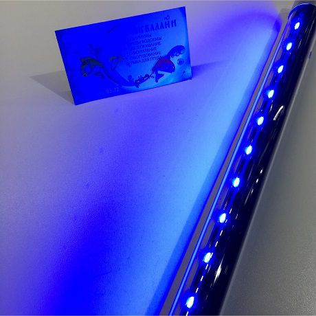 Подводная светодиодная лампа для аквариума LED Barbus голубая 27 см