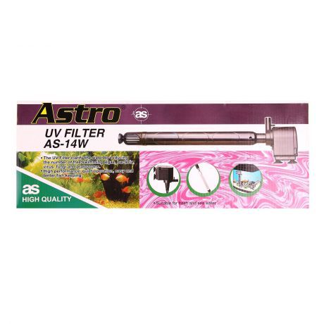 Внутренний аквариумный стерилизатор с помпой ASTRO AS-14 W