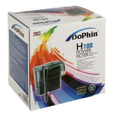 Dophin H-100 навесной фильтр для аквариума (рюкзачок)
