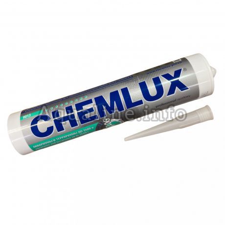CHEMLUX 9013 черный силиконовый клей,  герметик для аквариума