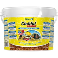 Tetra Cichlid Colour 10 л. (шарики) полноценный корм для всех видов цихлид