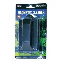 Магнит для очистки стекол черный Dophin "XL"