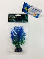 Пластиковое декоративное растение для аквариума №002