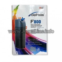 Внутренний фильтр Dophin F-800 (губка+картридж с углем)