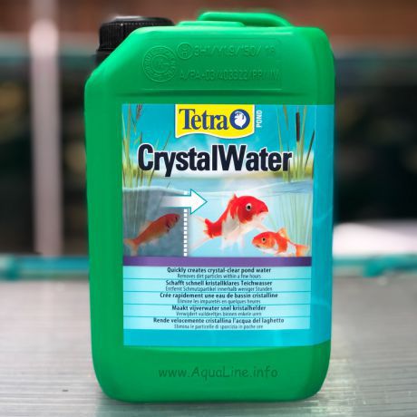 Tetra Pond Crystal Water 3 л. для быстрого очищения мутной воды